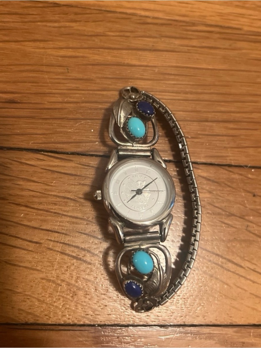 Navajo Sterling Silver Watch - Picture 6 of 7